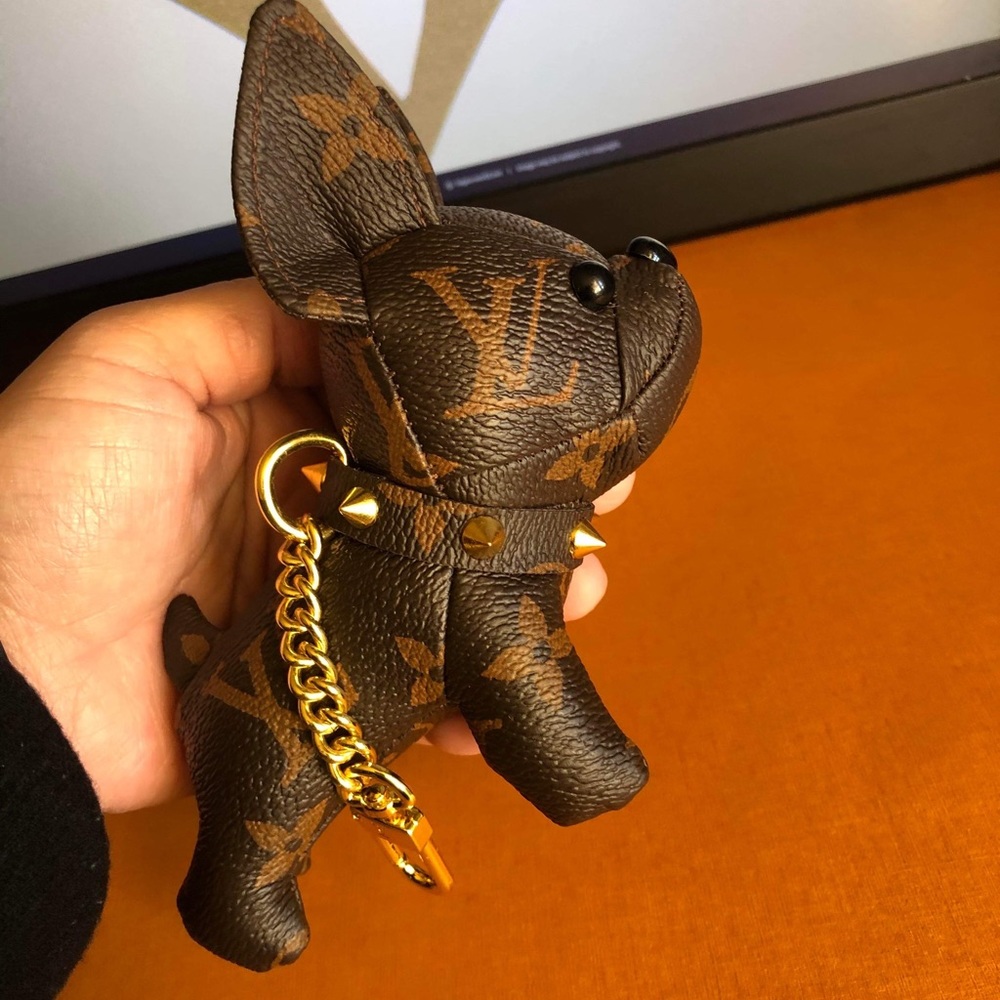 🐶Dog keychain cute French bulldog bag charm 🐶